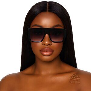 Versatile Baddie | Oversized Square Sunnies • Streetwear & Fashion Statement